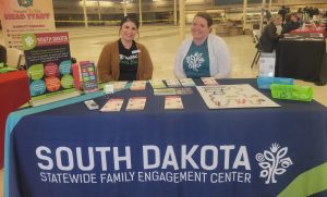SD Statewide Family Engagement Center info table at the April 2022 Community Connect event